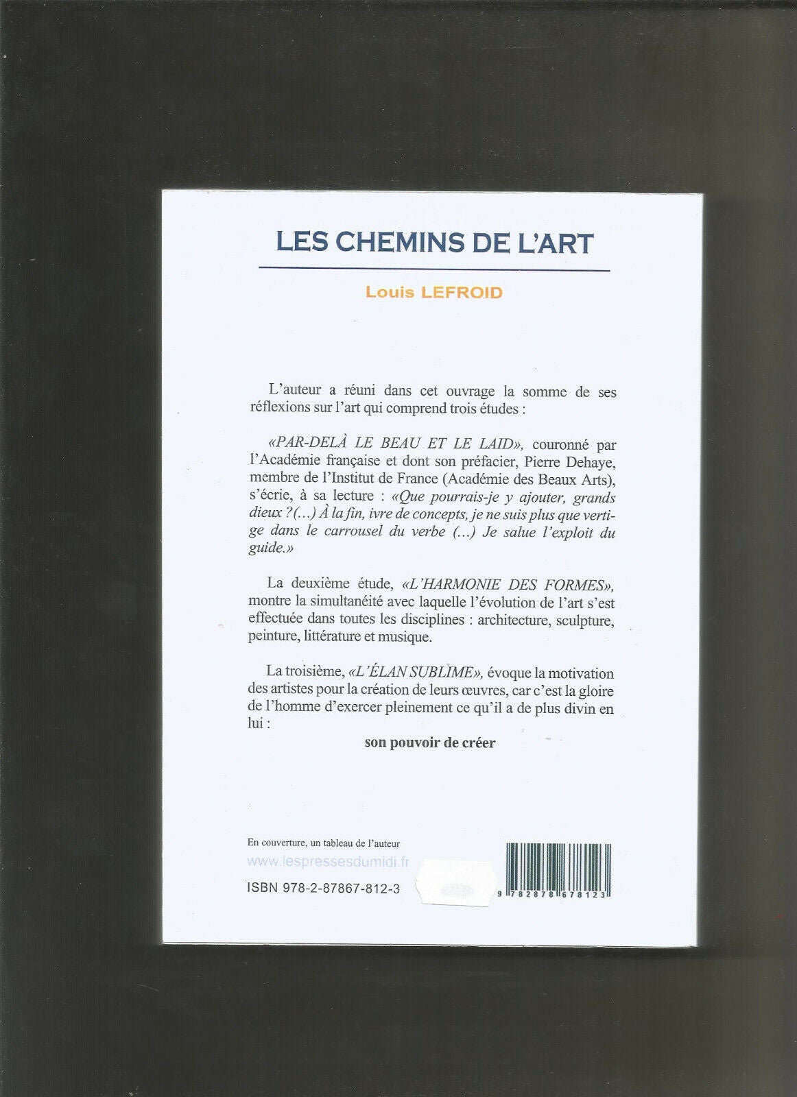 Les Chemins de l'Art - Louis Lefroid