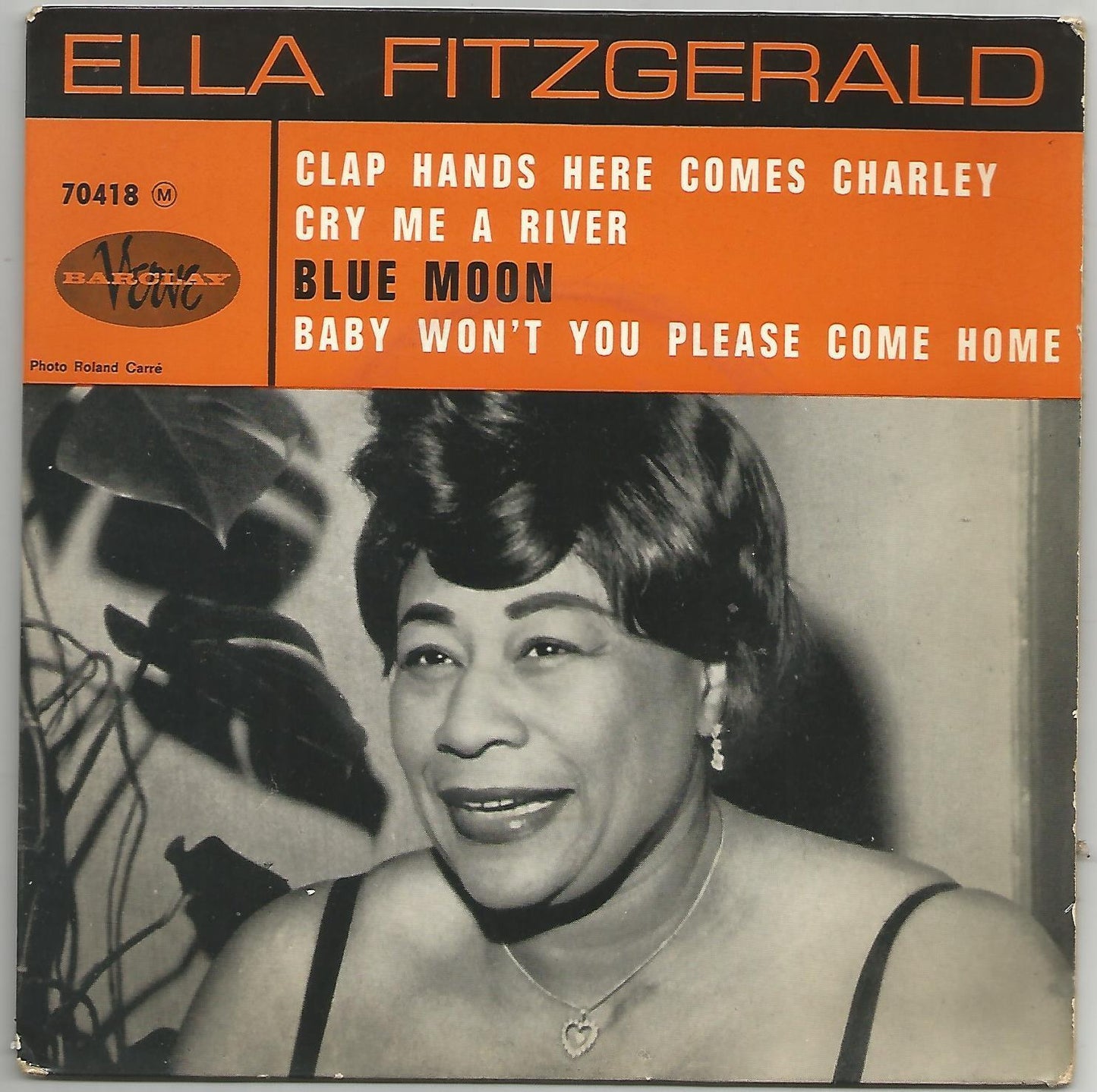 45 tours EP  ELLA FITZGERALD   CLAP HANDS HERE COMES CHARLEY  1969