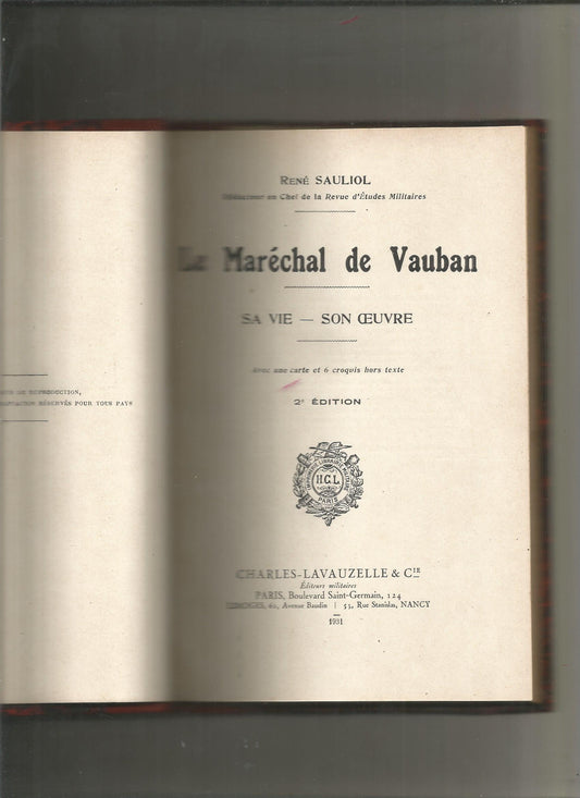 Le maréchal de Vauban - René Sauliol