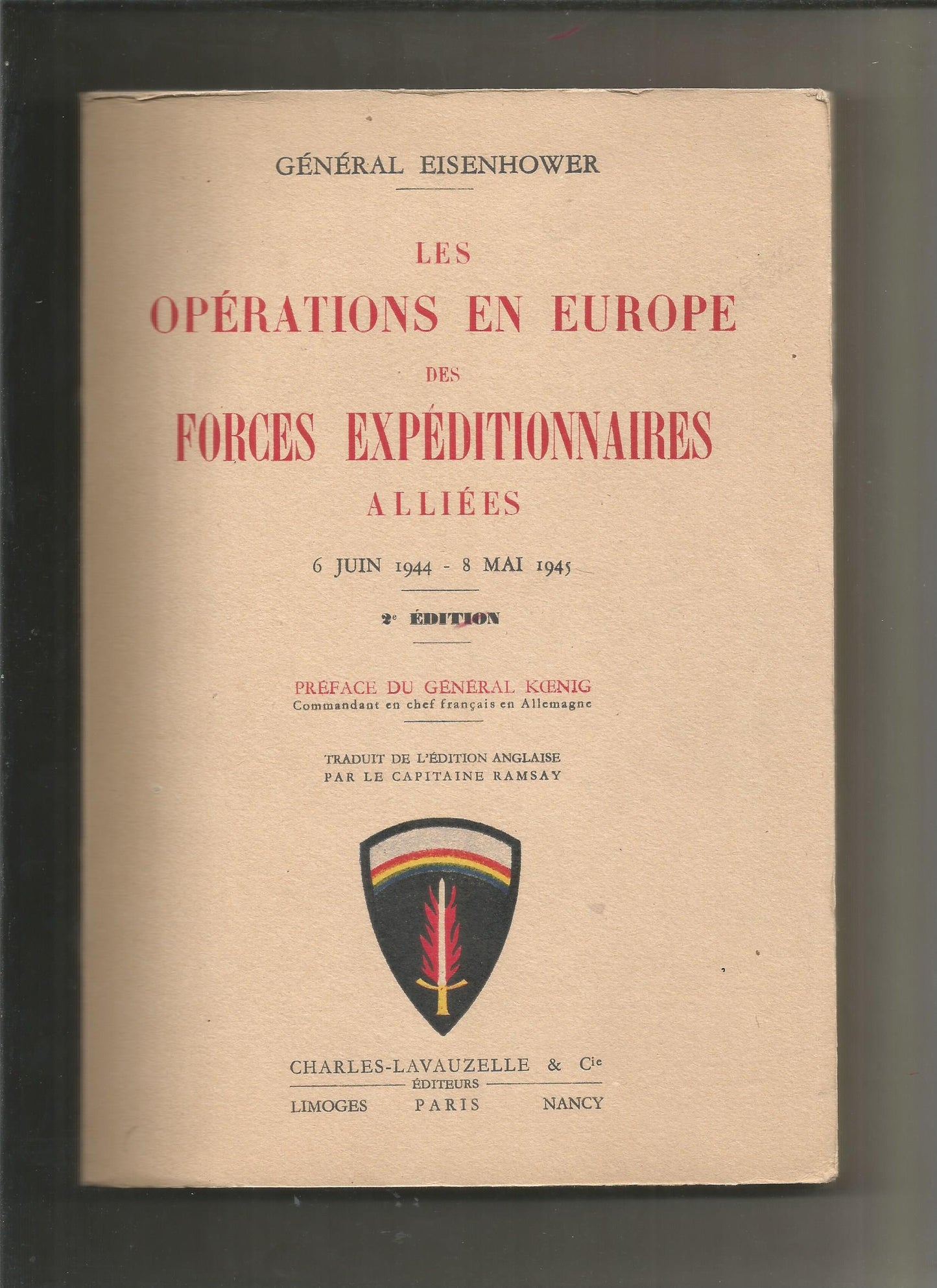 Les opérations en Europe des forces expéditionnaires