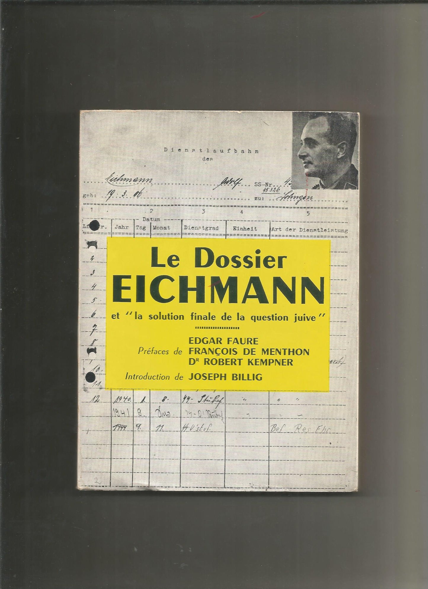 Le Dossier Eichmann