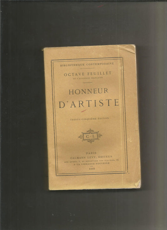 Honneur d'artiste - Octave Feuillet