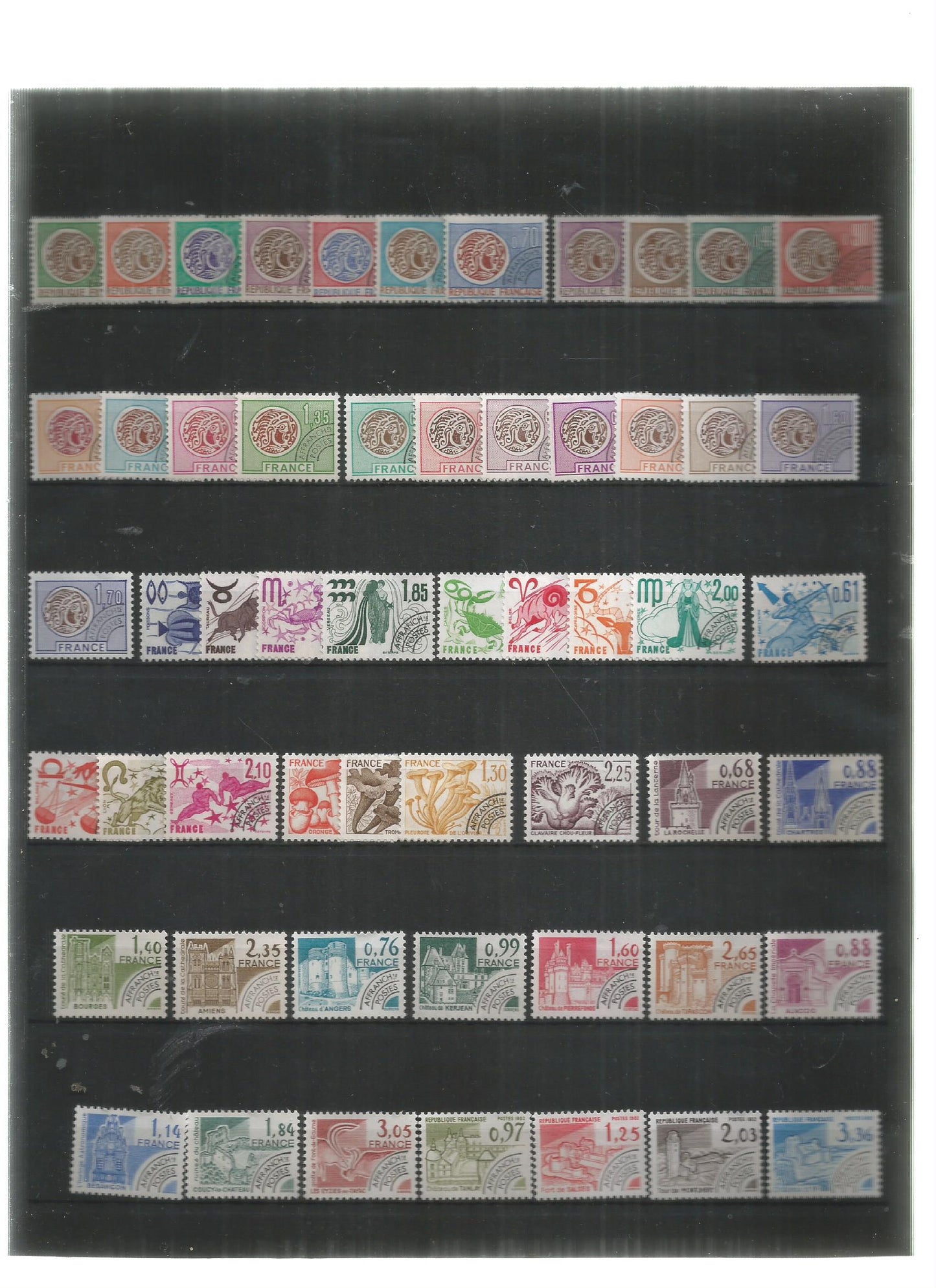 LOT DE TIMBRES DE FRANCE PREOBLITERES